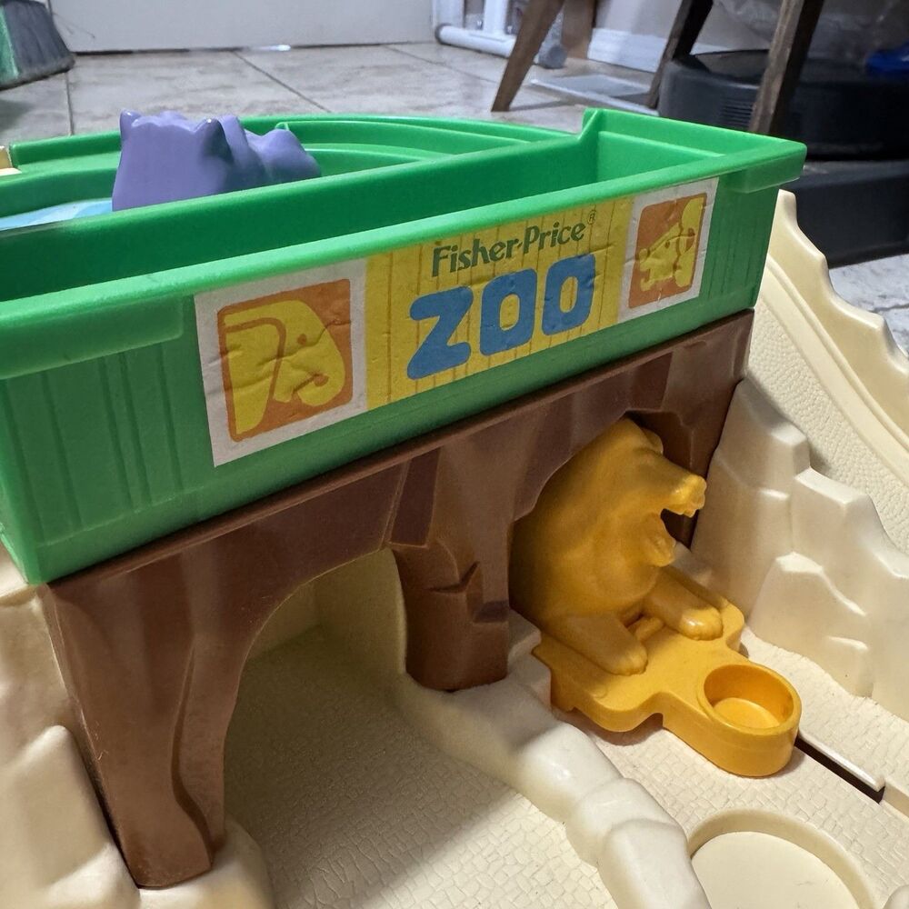 Fisher Price Little People #916 Zoo Playset Structure VTG 1984 - Picture 13 of 16